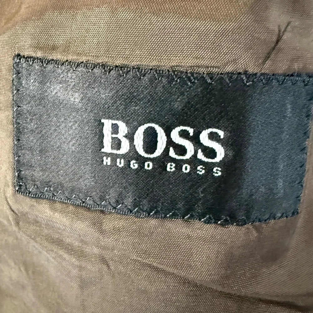 VTG Hugo Boss Blazer 42R Loro Piana Wool Brown Bertolucci Sport Coat 75192